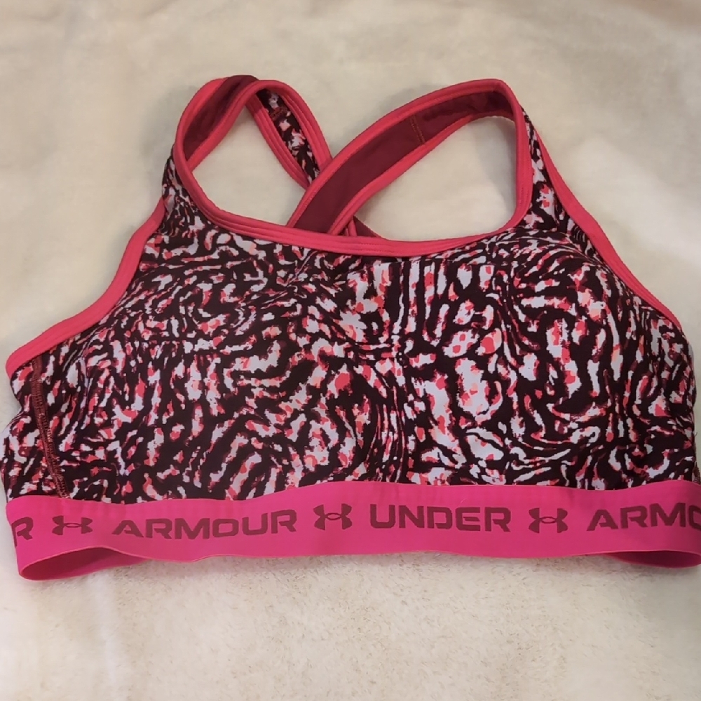 Under Armour Vibrant Patterned Sports Bra